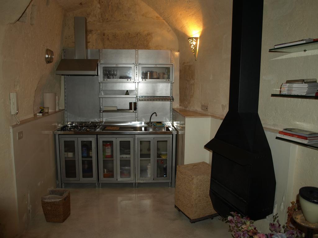 マテーラCasa Grotta Le Terrazzeアパートメント 部屋 写真